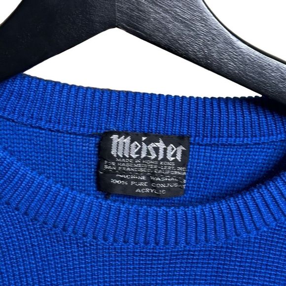 VTG 70’s Meister Ski Rainbow Sweater 100% Pure Conjugate Wool - Picture 3 of 3